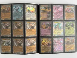 114 Pokemon Card Binder Collection Lot Ex Cards Near Mint - Image 3