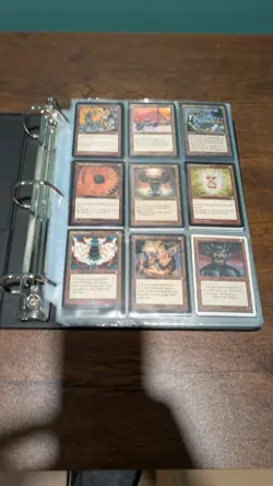 Vintage Magic The Gathering Card Lot binder Vintage MTG - Image 1