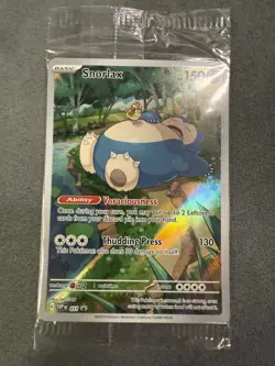 Snorlax 051 BLACK STAR PROMO SEALED SV 151 HOLO NM Pokemon Card - Image 2