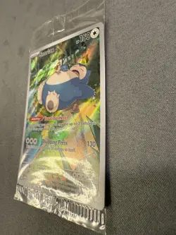 Snorlax 051 BLACK STAR PROMO SEALED SV 151 HOLO NM Pokemon Card - Image 3