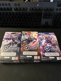SHIPS FROM NJ - 15x Newtype Rising Gundam Card Game Blister Pack Boosters - Image 1