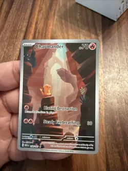 Pokemon Charmander TCG Scarlet Violet-151 Holo Illustration Rare Card 168/165 - Image 4