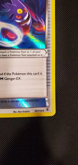 Gengar Spirit Link 95/119 Reverse Holo Phantom Forces Pokemon Fast Shipping - Image 4