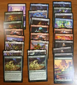 MTG TMNT 31-Card Collector Lot - 6 FOILS - Mikey Mutant BFF, Donnie, Leo, Raph - Image 1