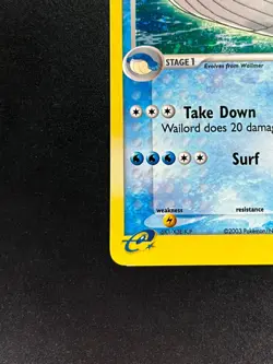2 Cards Wailord Holo 48/109 Ruby & Wailmer Reverse Holo 83/100 Sandstorm 2003 LP - Image 5
