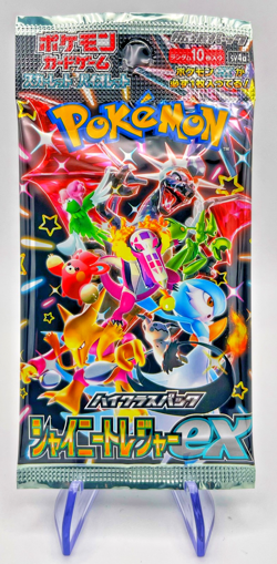 Pokemon Shiny Treasure ex Japanese Booster Pack SV4a High Class 10 Cards Sealed - Image 1