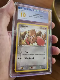 (POP 2) CGC 10 PRISTINE Pokemon 2004 EX Fire Red Leaf Green 81/112 Spearow Card - Image 5