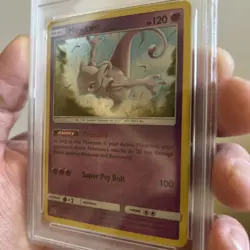 Pokemon Mewtwo TCG SM77 Black Star Promo Holo Card 2017 PSA 9 - Image 3