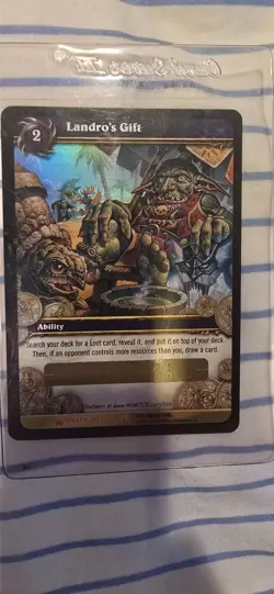 World of Warcraft Landro's Gift - Loot Card - Unscratched! - Image 1