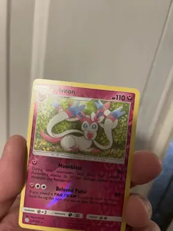 Sylveon 155/236 SM Cosmic Eclipse Reverse Holo Card NM Pack Fresh - Image 5