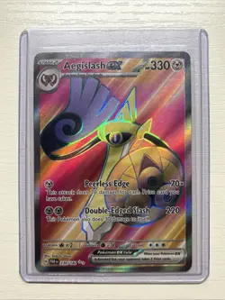 Aegislash ex 230/182 2023 Paradox Rift Pokemon Card Ultra Rare Full Art - Nm - Image 1
