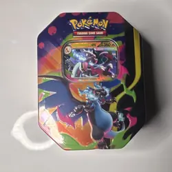 Pokemon Mega Charizard X EX Tin Box 2026 Promo Card Booster Packs English - Image 1