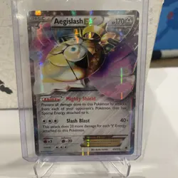 Pokemon card TCG - Aegislash EX - 65/119 - Phantom Forces Holo Ultra Rare NM 2 - Image 1