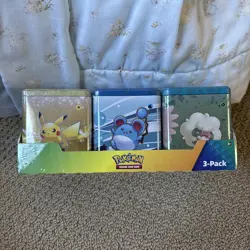Costco Pokemon Stacking 3 Tins Evolving Skies, Fusion Strike Brilliant See Pics - Image 2
