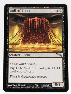 Wall of Blood Mirrodin #82 Creature Wall MTG Near Mint - Image 1