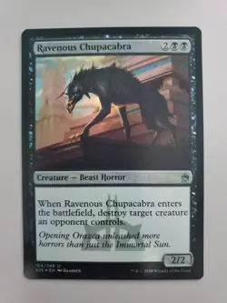 MTG Ravenous Chupacabra Masters 25 Foil Uncommon - Image 1