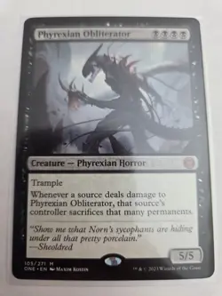 mtg, Phyrexian Obliterator Phyrexia: All Will Be One Regular NM - Image 1