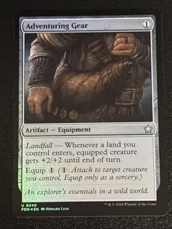 MTG Foundations Adventuring Gear Foil 0249 NM - Image 1