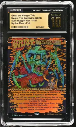 GRIST, THE HUNGER TIDE Secret Lair Foil Buggin Out CGC Pristine 10 MTG - Image 1