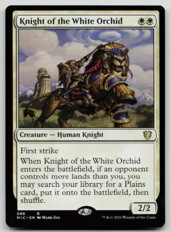Knight of the White Orchid R Commander: Innistrad: Crimson Vow 92 NM - Image 1