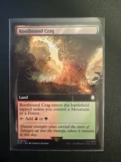 Rootbound Crag (Extended Art) Universes Beyond: Fallout Regular - Image 1