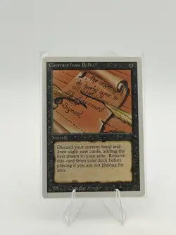 Magic The Gathering Contract from Below Revised Edition Regular MP - Image 1