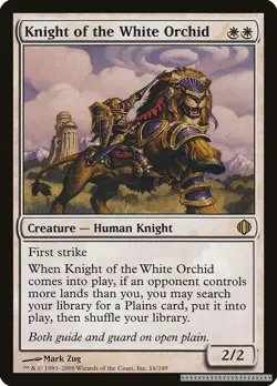 Knight of the White Orchid [ALA - 16] - MP [Normal] TCG MTG - Image 1