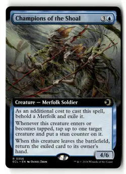 Champions of the Shoal (Extended Art) Lorwyn Eclipsed Magic: The Gathering NM - Image 1