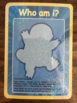 Pokemon Funskool Squirtle Who am iU #007 B 01 -2004 India - Image 1