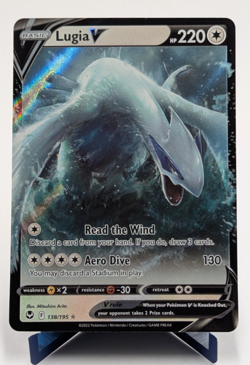 Lugia V Ultra Rare Holo 138/195 Silver Tempest Pokemon TCG Near Mint - Image 1