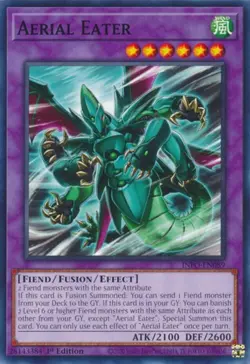 Yugioh! Aerial Eater - INFO-EN089 - Common - 1st Edition Near Mint, English - Image 1
