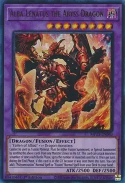 Yugioh! Alba-Lenatus the Abyss Dragon - MP23-EN080 - Ultra Rare - 1st Edition Ne - Image 1