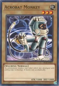 Yugioh! Acrobat Monkey - DCR-EN003 - Common - Unlimited 25th Anniversary Edition - Image 1