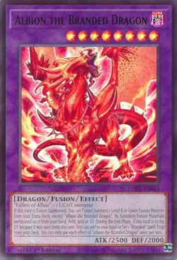 Yugioh! Albion the Branded Dragon - CH01-EN043 - Ultra Rare - 1st Edition Near M - Image 1