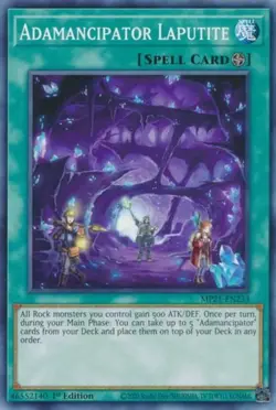 Yugioh! Adamancipator Laputite - MP21-EN233 - Common - 1st Edition Near Mint, En - Image 1