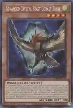 Yugioh! Advanced Crystal Beast Cobalt Eagle - BLCR-EN015 - Secret Rare - 1st Edi - Image 1