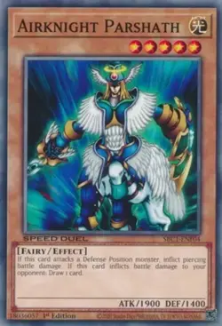 Yugioh! Airknight Parshath - SBC1-ENF04 - Common - 1st Edition Near Mint, Englis - Image 1