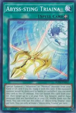 Yugioh! Abyss-sting Triaina - ROTA-EN062 - Common - 1st Edition Near Mint, Engli - Image 1