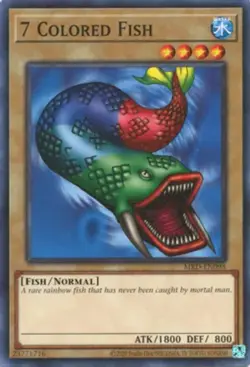 Yugioh! 7 Colored Fish - MRD-EN098 - Common - Unlimited 25th Anniversary Edition - Image 1