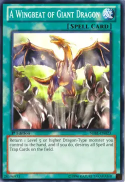 Yugioh! A Wingbeat of Giant Dragon - SDBE-EN023 - Common - Unlimited Edition Nea - Image 1