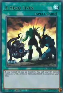 Yugioh! A Hero Lives - MAMA-EN081 - Ultra Rare - 1st Edition Near Mint, English - Image 1