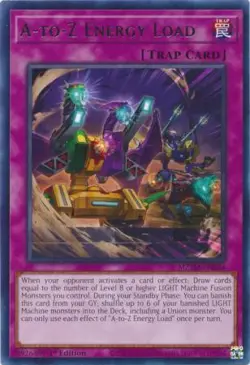 Yugioh! A-to-Z Energy Load - MZTM-EN024 - Rare - 1st Edition Near Mint, English - Image 1
