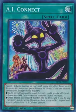 Yugioh! A.I. Connect - ALIN-EN054 - Super Rare - 1st Edition Near Mint, English - Image 1
