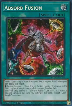 Yugioh! Absorb Fusion - BLMM-EN164 - Secret Rare - 1st Edition Near Mint, Englis - Image 1