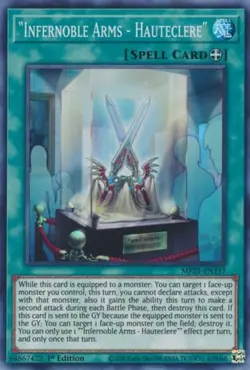 Yugioh! "Infernoble Arms - Hauteclere" - MP21-EN137 - Super Rare - 1st Edition N - Image 1