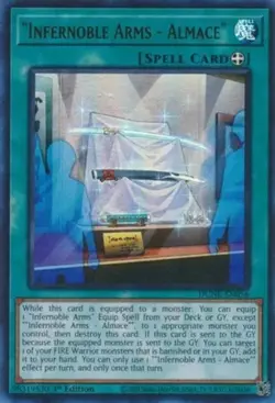 Yugioh! "Infernoble Arms - Almace" - DUNE-EN056 - Ultra Rare - 1st Edition Near - Image 1