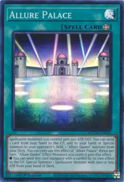 Yugioh! Allure Palace - MZTM-EN059 - Super Rare - 1st Edition Near Mint, English - Image 1