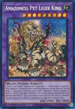 Yugioh! Amazoness Pet Liger King - MP23-EN224 - Prismatic Secret Rare - 1st Edit - Image 1