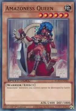 Yugioh! Amazoness Queen - SGX3-END01 - Common - 1st Edition Near Mint, English - Image 1