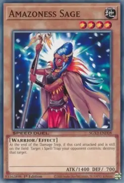 Yugioh! Amazoness Sage - SGX3-END08 - Common - 1st Edition Near Mint, English - Image 1